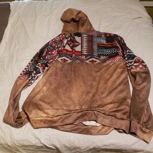 Tribal Pattern Hoodie